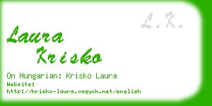 laura krisko business card